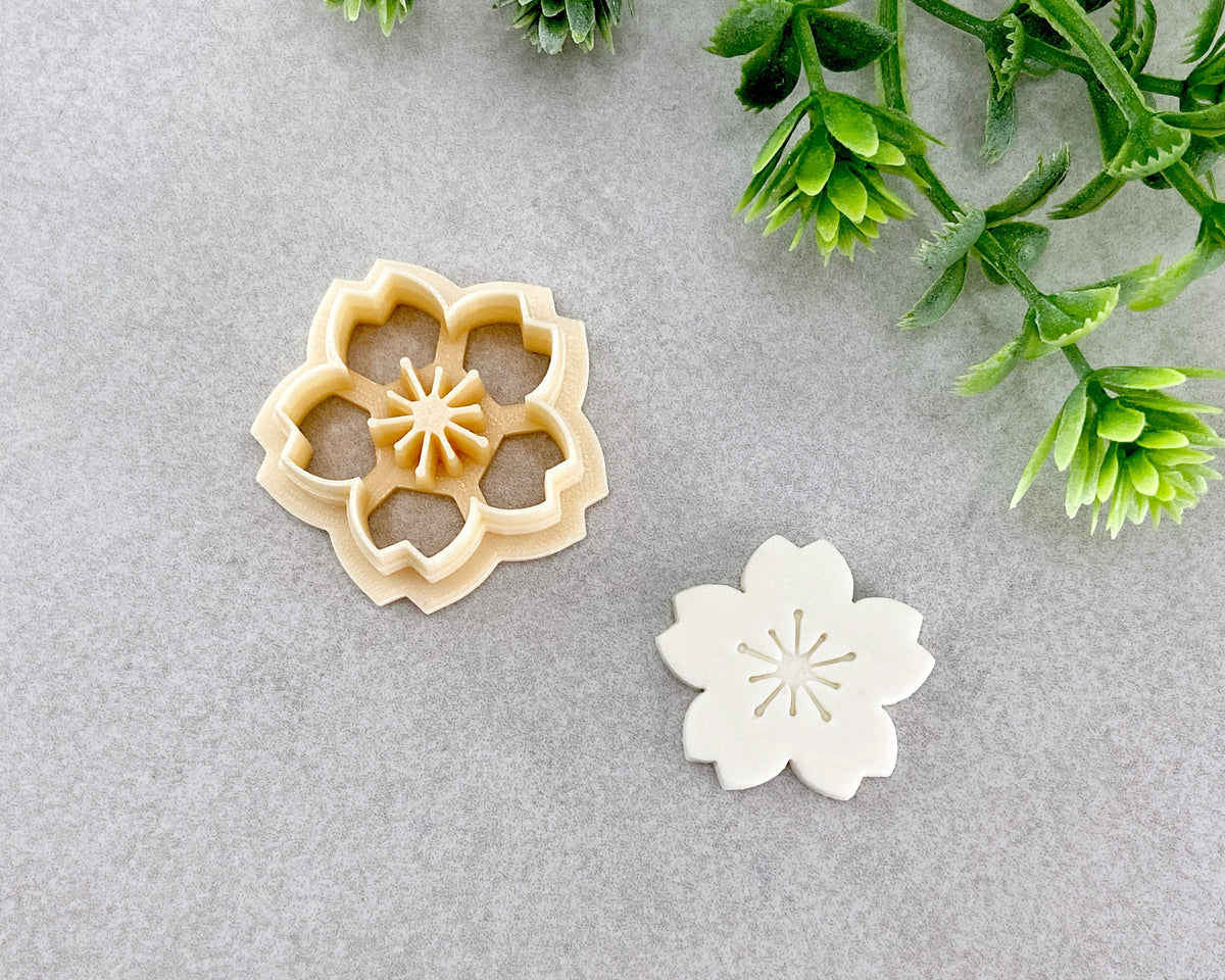 Sakura Flower Spring Clay Cutter - BabylonCutters