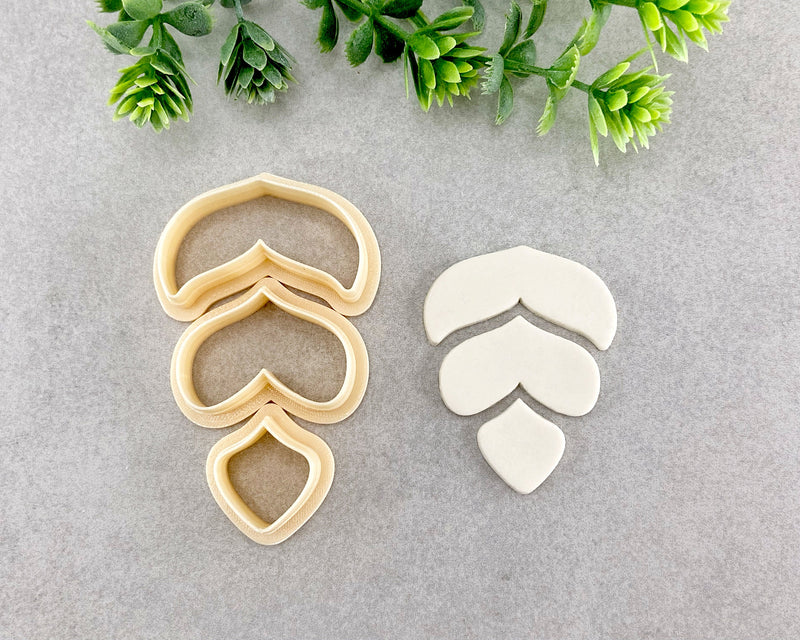 Botanicals Dangle Spring Clay Cutter Set of 3 - BabylonCutters