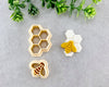 Bee and Honeycomb Spring Clay Cutter Set of 2 - BabylonCutters