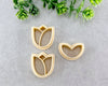 Tulip and Leaf Spring Clay Cutter Set of 3 - BabylonCutters