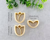 Tulip and Leaf Spring Clay Cutter Set of 3 - BabylonCutters