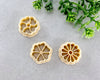 Round Flowers Spring Clay Cutter Set of 3 - BabylonCutters