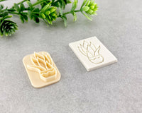 Succulent Plant Clay Stamp - BabylonCutters