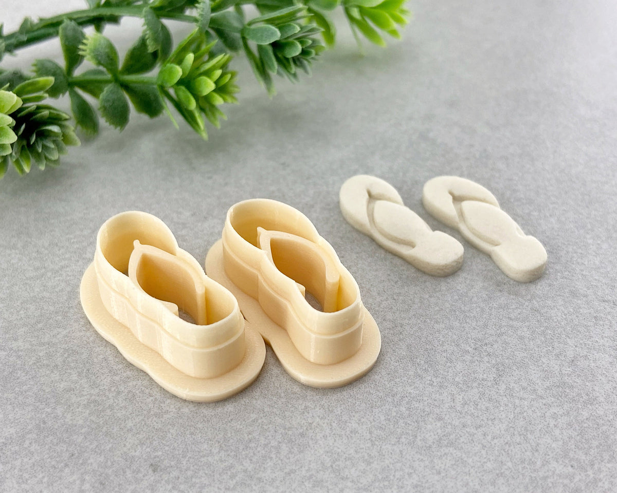 Flip-Flop Summer Clay Cutter Set of 2 - BabylonCutters