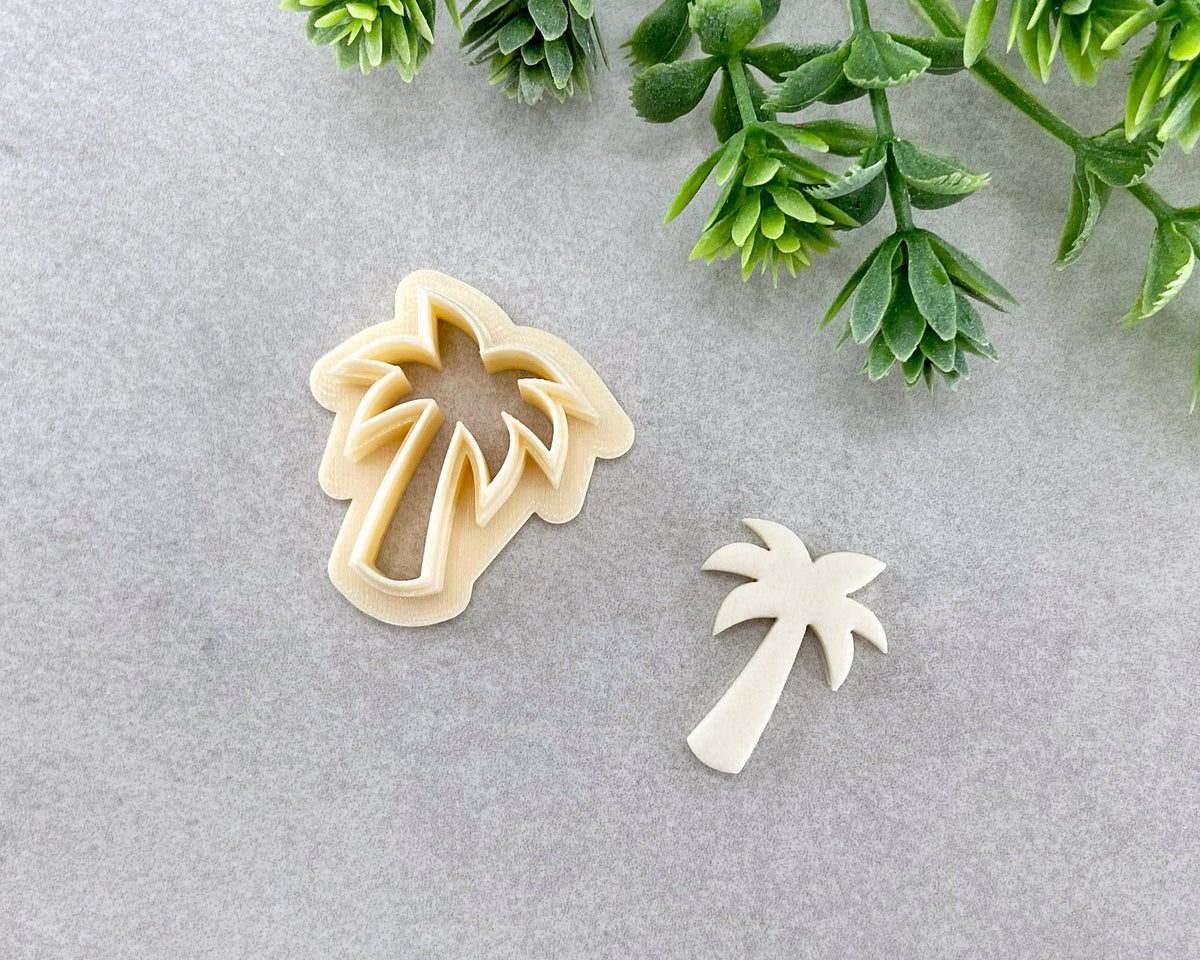 Palm Tree Summer Clay Cutter - BabylonCutters