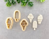 Ice Cream Summer Clay Cutter Set of 3 - BabylonCutters