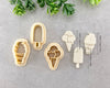 Ice Cream Summer Clay Cutter Set of 3 - BabylonCutters