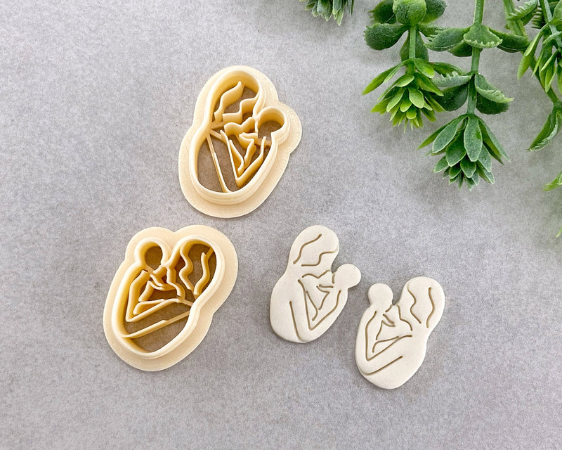 Mothers and Babies Mother's Day Clay Cutter Set of 4 - BabylonCutters