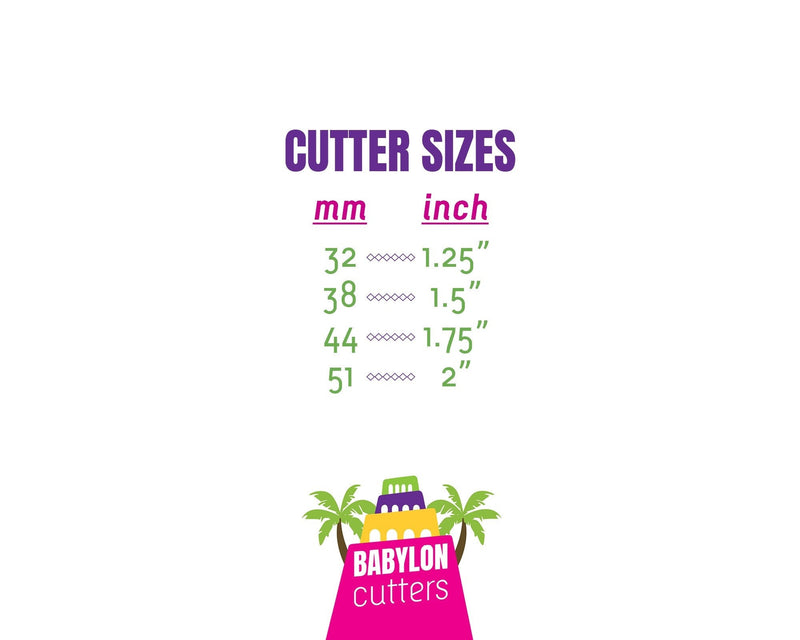 Feather Embossing Clay Cutter - Babylon Specials - BabylonCutters