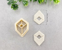 Geometric Fold Donut Clay Cutter - Babylon Specials - BabylonCutters