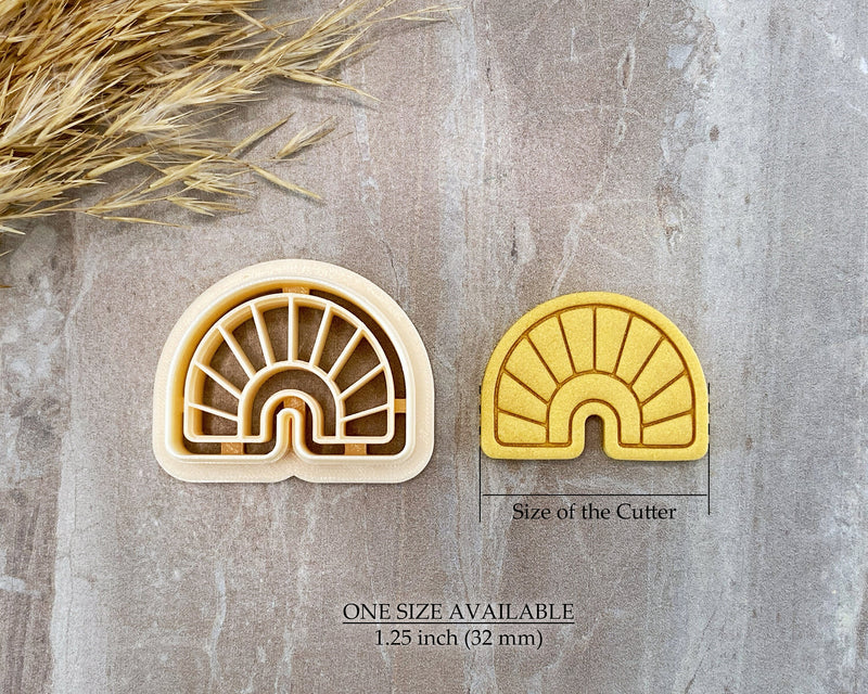 Sun Rays Arch Clay Cutter - BabylonCutters