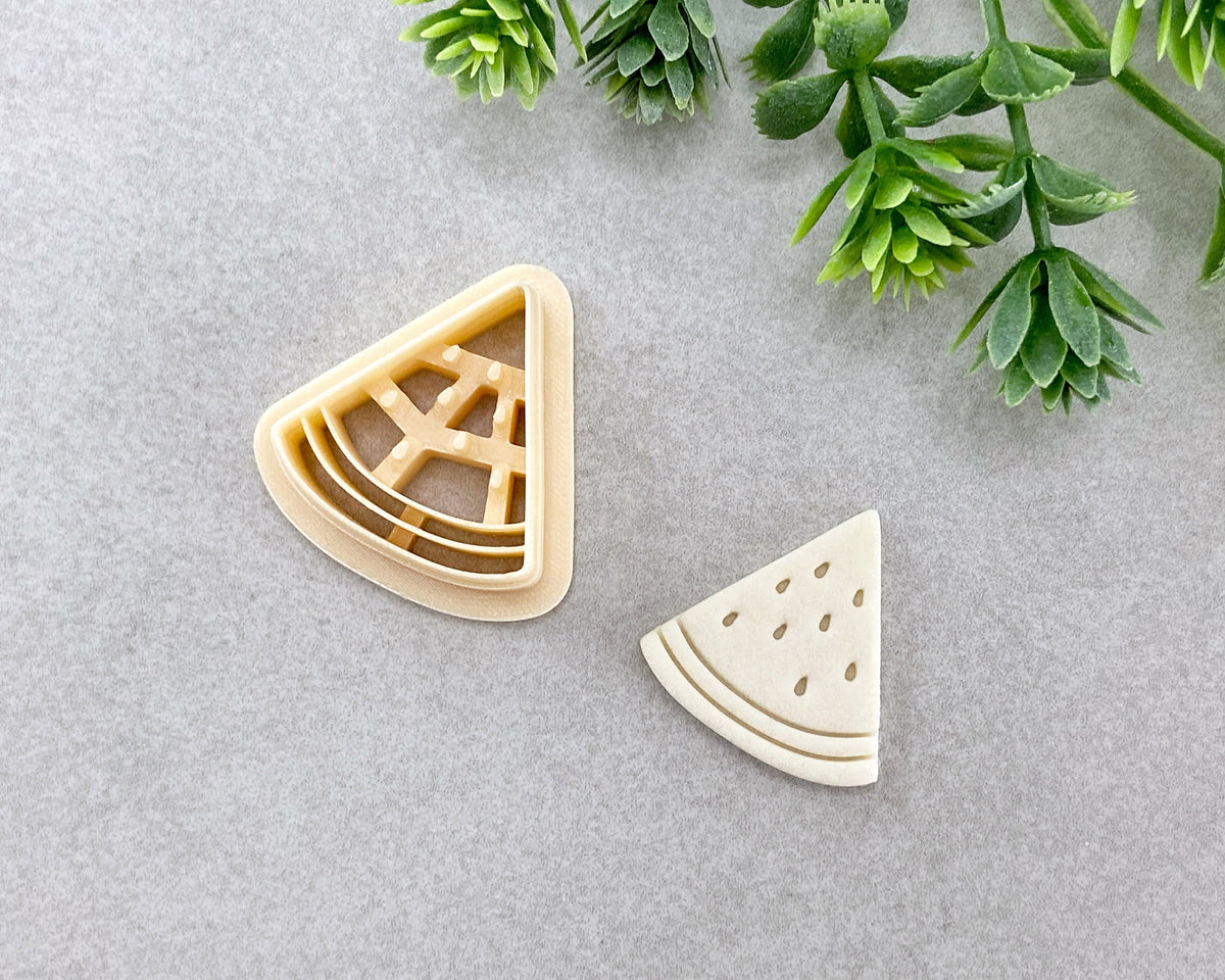 Triangle Watermelon Slice Summer Clay Cutter - BabylonCutters