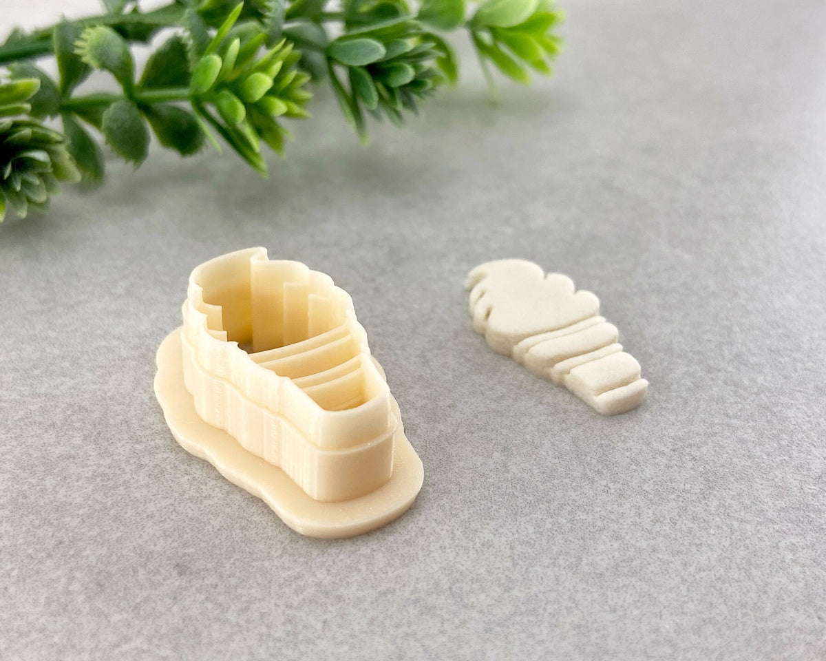 Soft Ice Cream Cone Summer Clay Cutter - BabylonCutters