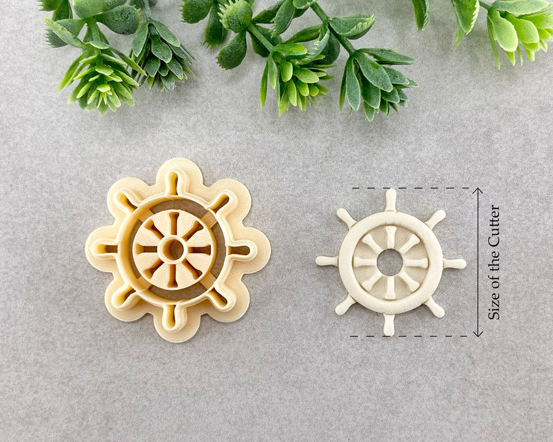 Ship Wheel Summer Clay Cutter - BabylonCutters