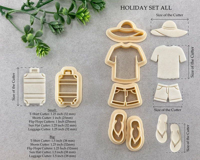 Holiday Summer Clay Cutter Set - BabylonCutters