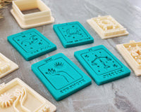 Tarot Cards Clay Cutter Set with Stamp - BabylonCutters