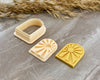 Japanese Sun Rays Clay Cutter & Stamp Set - BabylonCutters